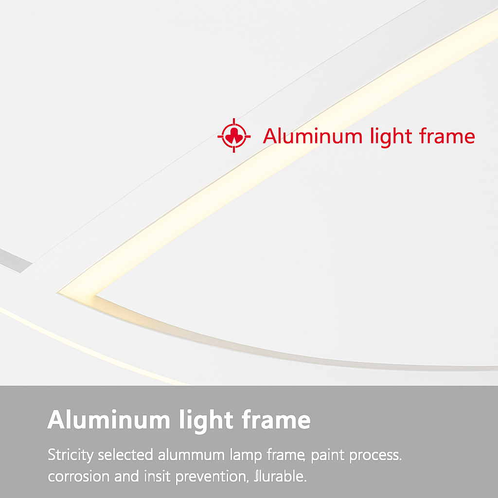 lustre suspendu moderne led avec abat-jour acrylique hyperbolique