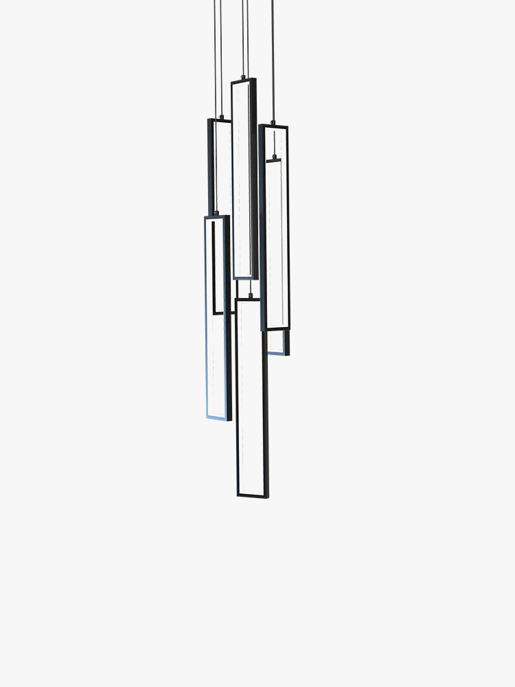 lustre suspendu moderne style loft pour intérieur élégant