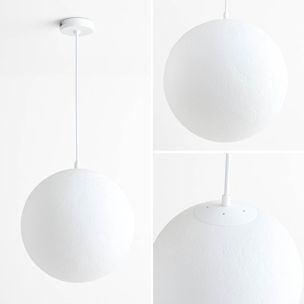 lustre suspension led pleine lune sandyha pour barre table