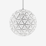 lustre suspension loft en acier inoxydable led spark ball