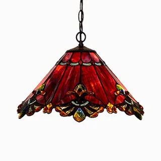 lustre tiffany vitrail style méditerranéen pour intérieur élégant