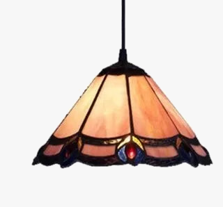 lustre tiffany vitrail style méditerranéen pour intérieur élégant