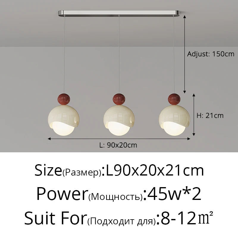lustre à vent avec éclairage variable pour décoration moderne