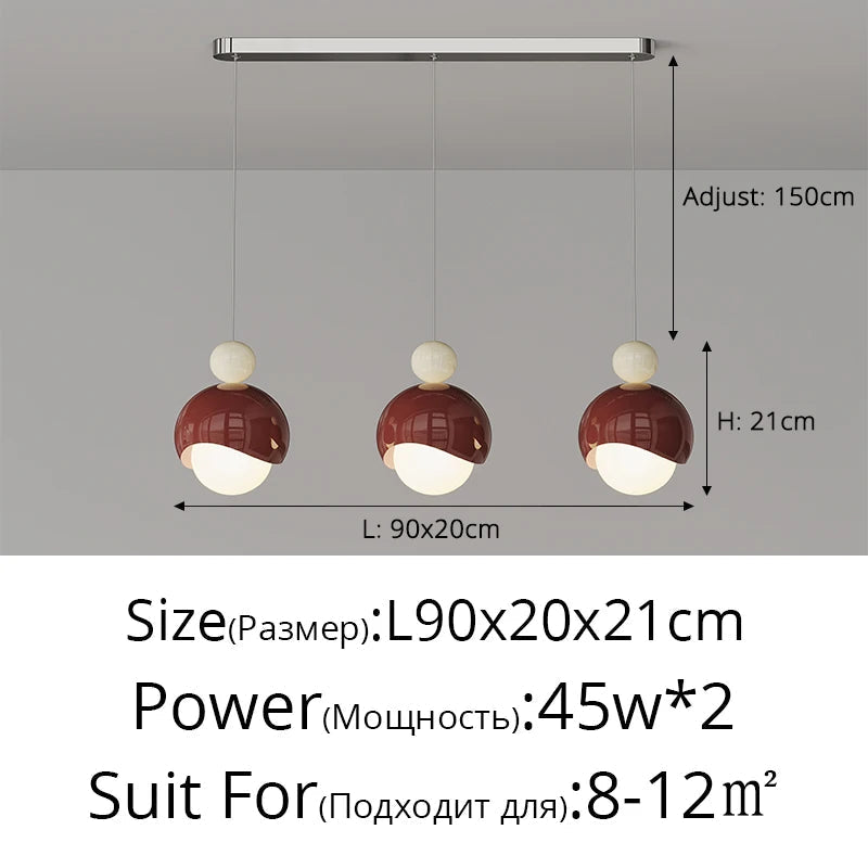 lustre à vent avec éclairage variable pour décoration moderne