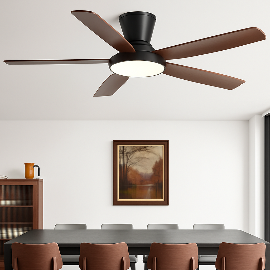 lustre ventilateur silencieux avec télécommande pour un confort optimal