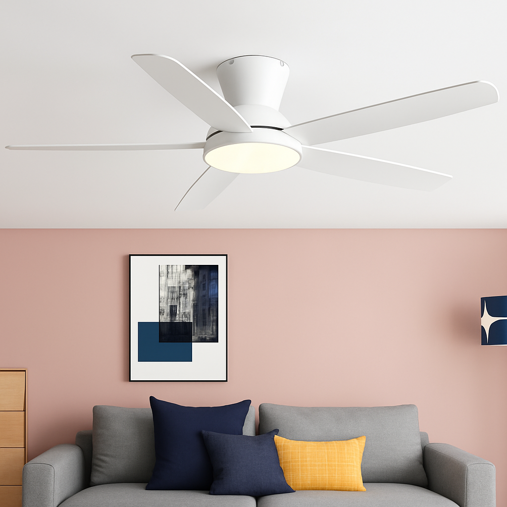 lustre ventilateur silencieux avec télécommande pour un confort optimal