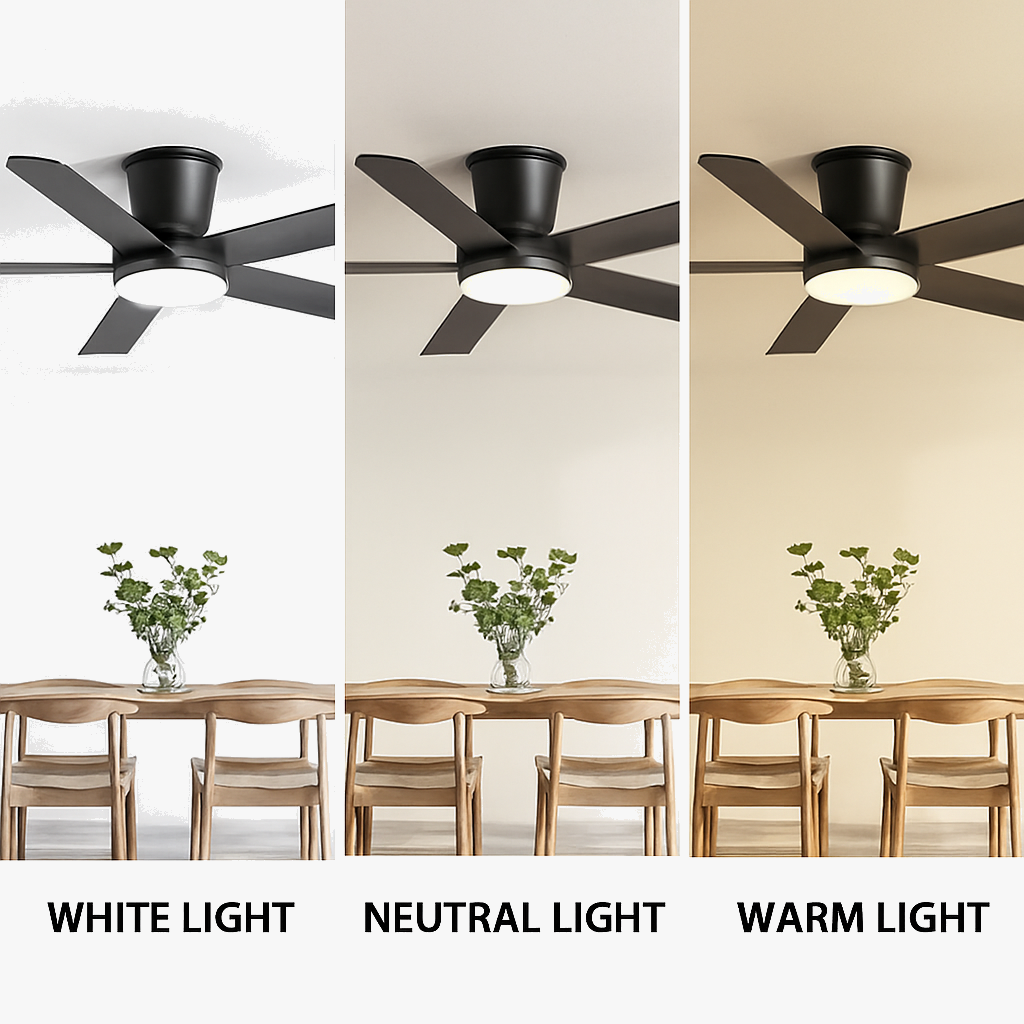 lustre ventilateur silencieux avec télécommande pour un confort optimal