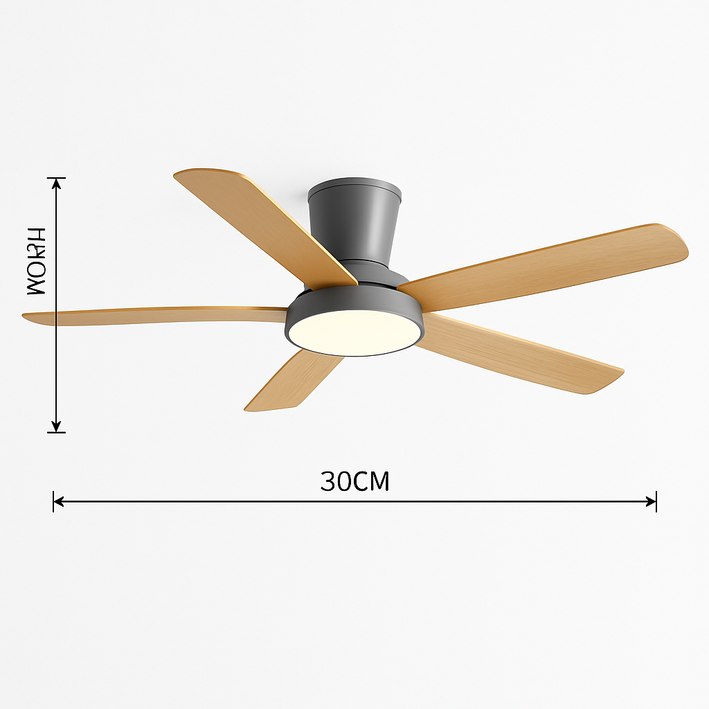 lustre ventilateur silencieux avec télécommande pour un confort optimal