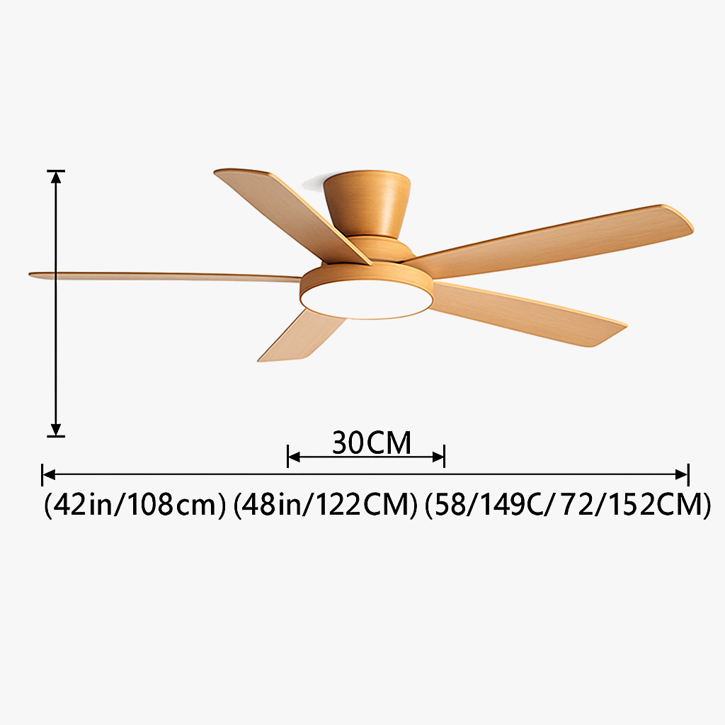 lustre ventilateur silencieux avec télécommande pour un confort optimal