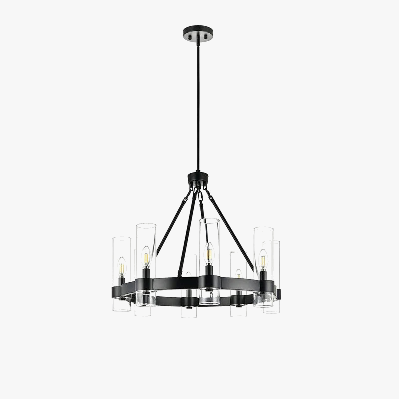 lustre vintage chrome tendance américaine pour intérieur élégant