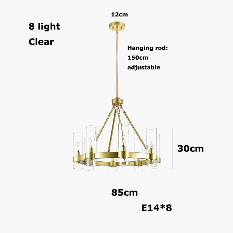 lustre vintage chrome tendance américaine pour intérieur élégant