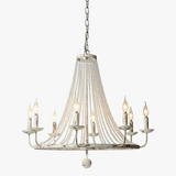lustre vintage en cristal rétro pour café et bar