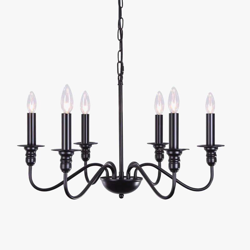 lustre vintage en métal style industriel pour éclairage classique
