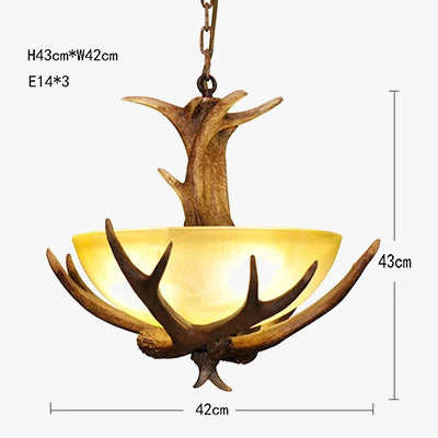 lustre vintage en résine pour hôtels et restaurants asiatiques