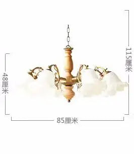 lustre vintage en verre dépoli style nordique éclairage suspendu
