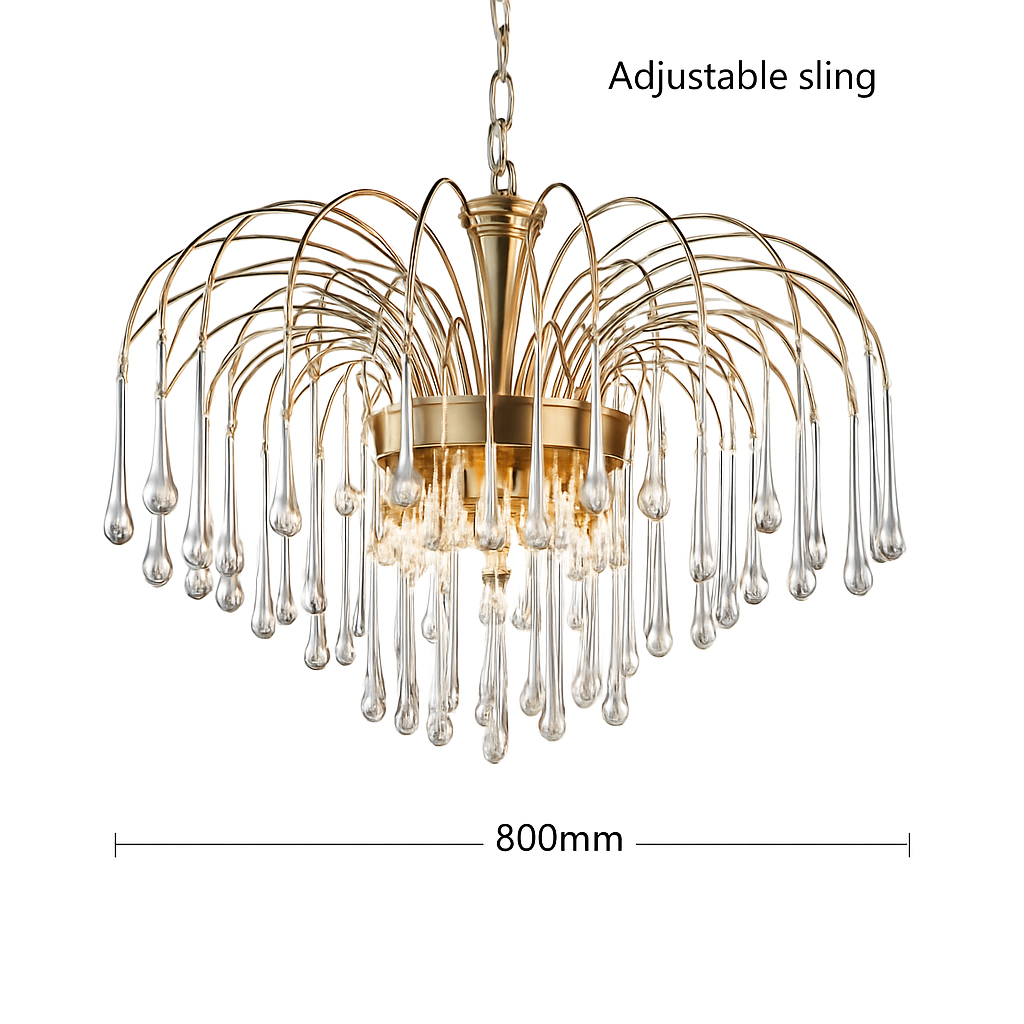 lustre vintage led en verre ambré pour hôtel et villa