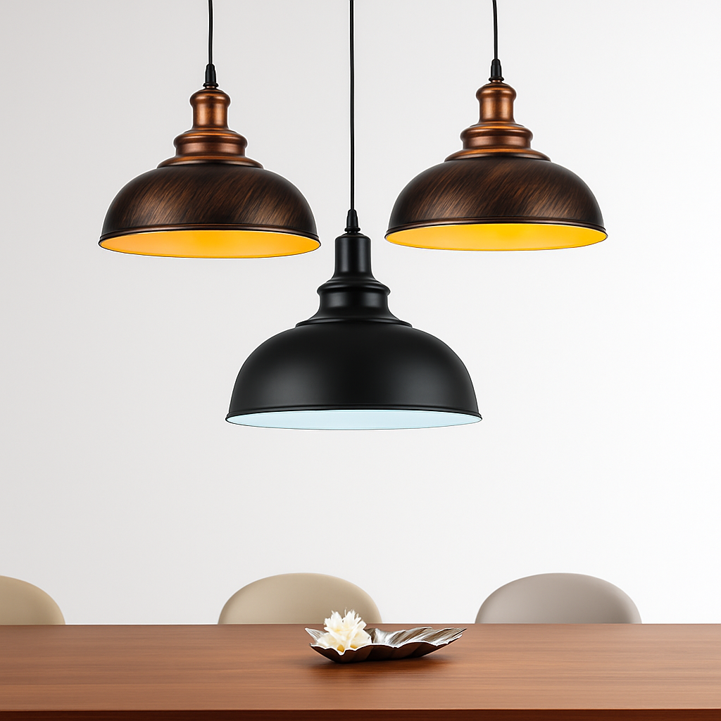 lustre vintage loft rétro pour bar cuisine et restaurant