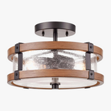 lustre vintage rond pour intérieur style loft moderne
