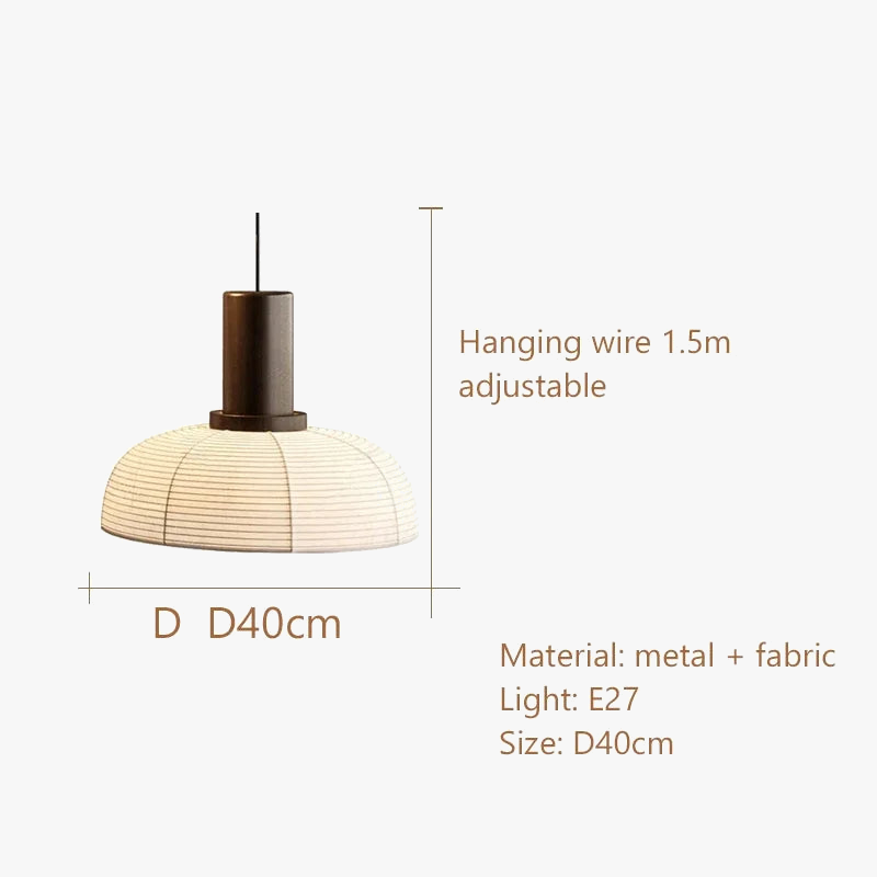 lustre wabi sabi minimaliste led pour restaurant bar