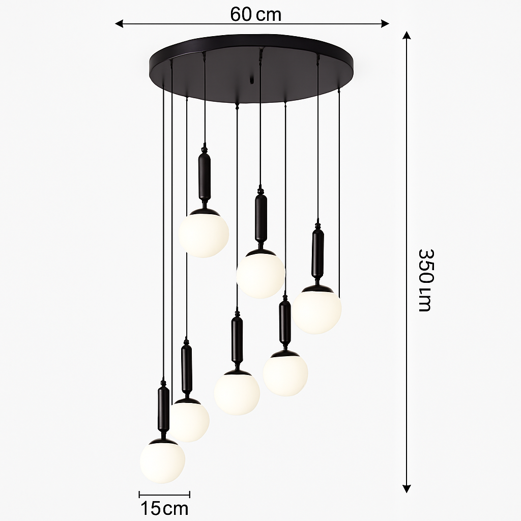Lustres de décoration nordique pour salle à manger lustre lampes suspendues lampes suspendues pour plafonnier éclairage intérieur