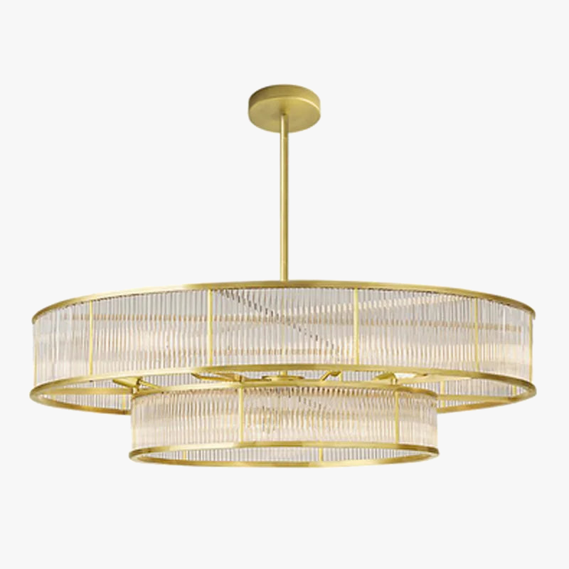 lustres en cristal doré modernes pour éclairage intérieur