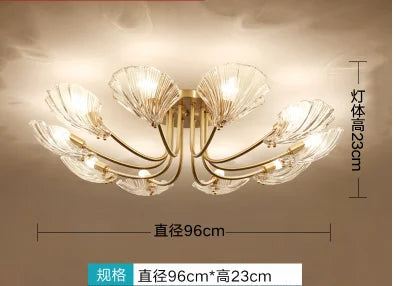 lustres en cuivre modernes pour un éclairage intérieur élégant