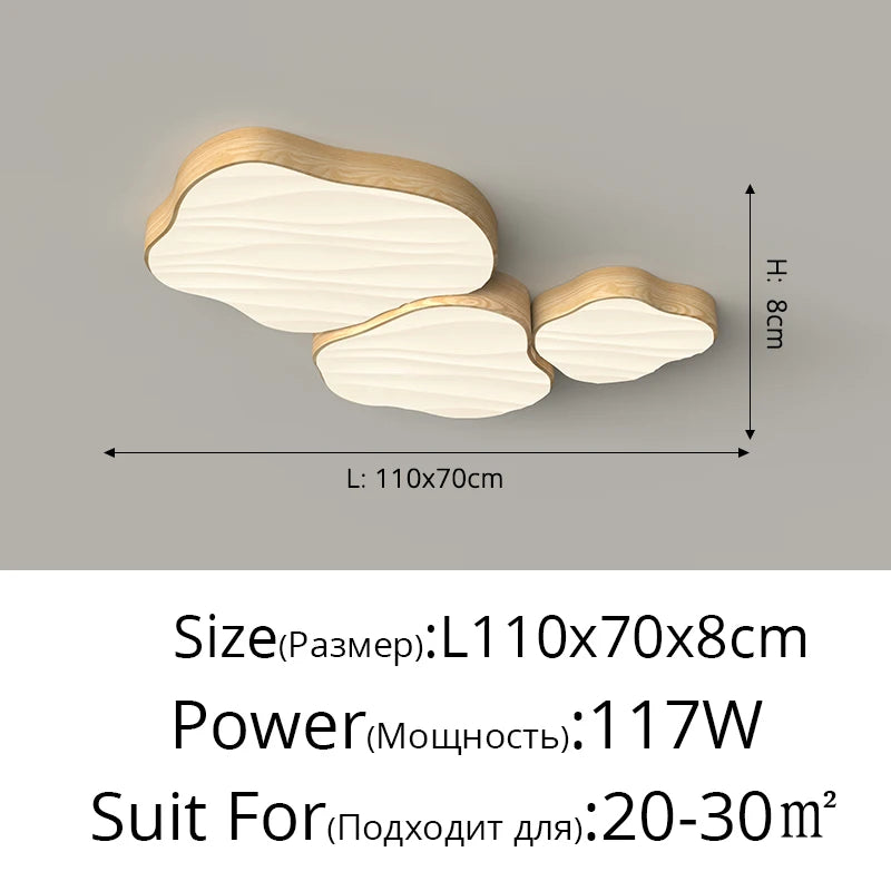 lustres en grain de bois modernes et simples pour éclairage domestique
