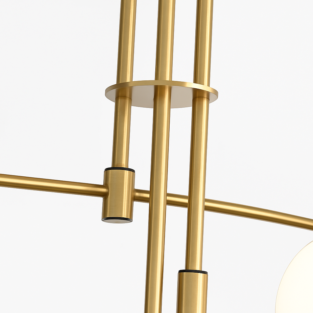 lustres en verre pour barre de suspension cuisine