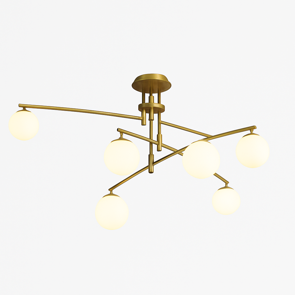 lustres en verre pour barre de suspension cuisine