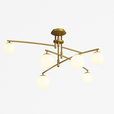 lustres en verre pour barre de suspension cuisine