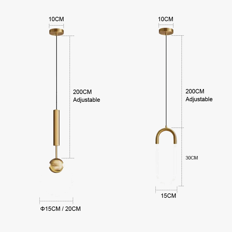 lustres led modernes luxueux lampes suspendues décoration