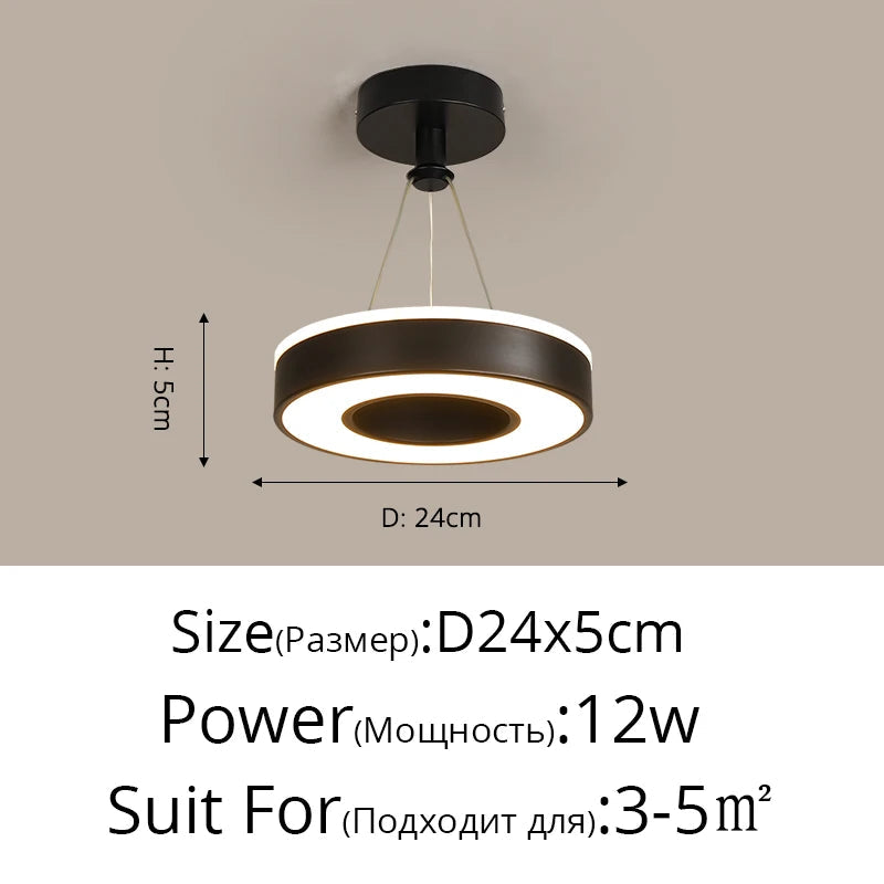 lustres led modernes pour décoration de maison luminaire