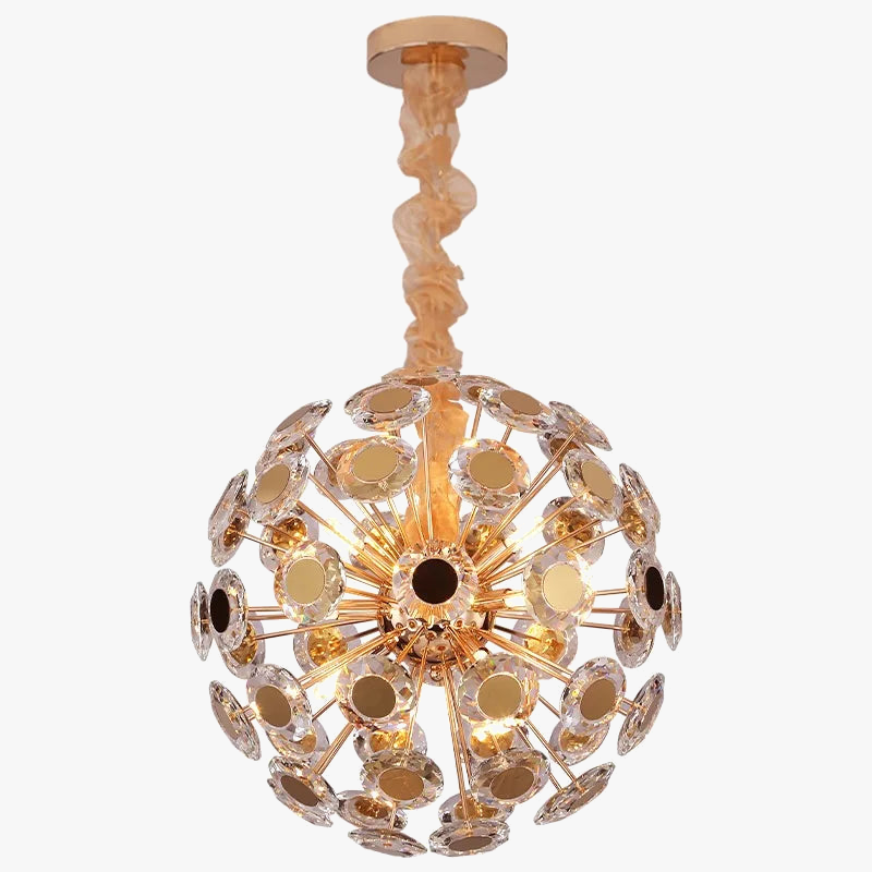 lustres modernes en cristal pour décoration romantique intérieure
