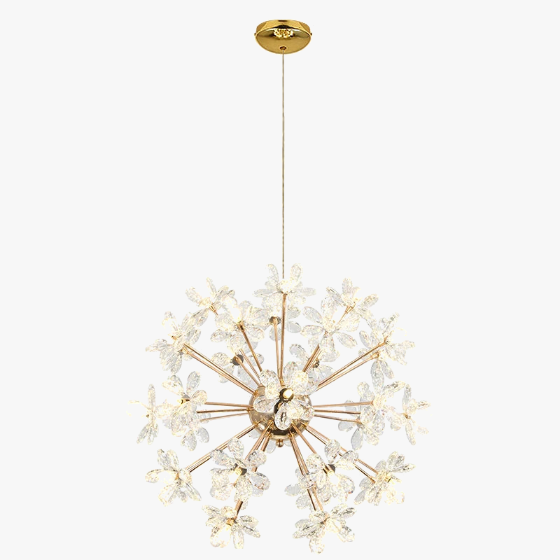 lustres modernes en cristal pour décoration romantique intérieure