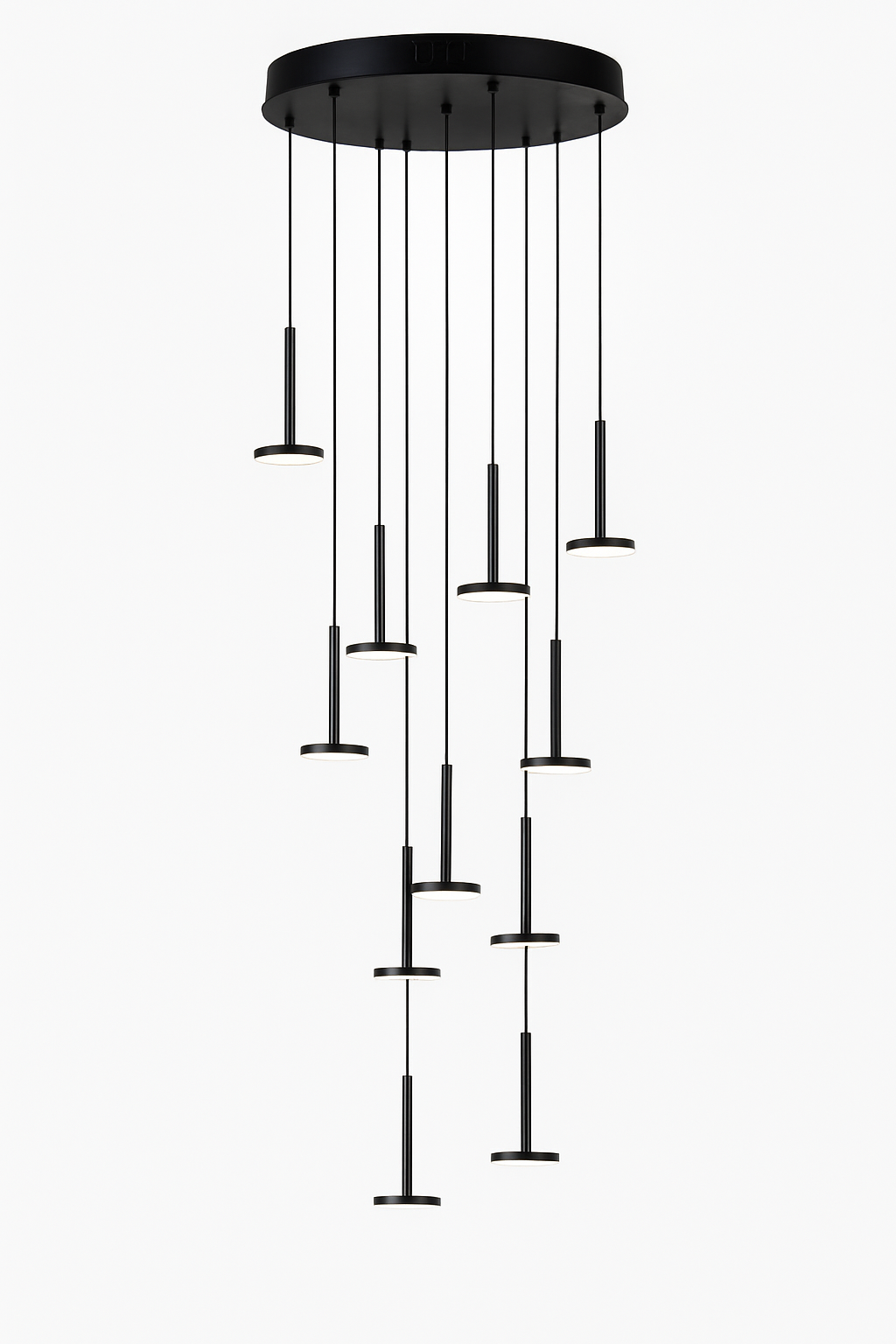 lustres modernes led pour escalier de luxe et cafés