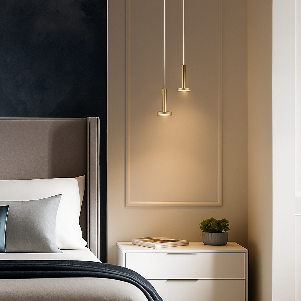 lustres modernes led pour escalier de luxe et cafés