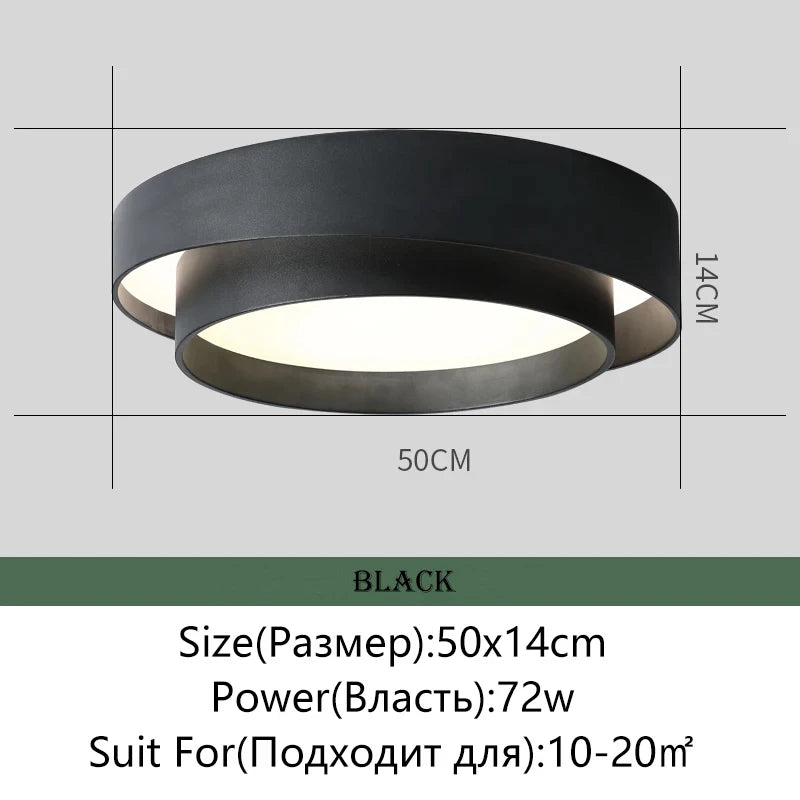 menvix moderne led à intensité variable rond carré luminaires intérieur