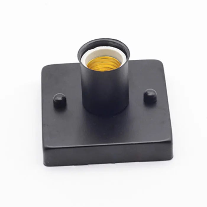 mini plafonnier carré encastré en céramique et métal doré