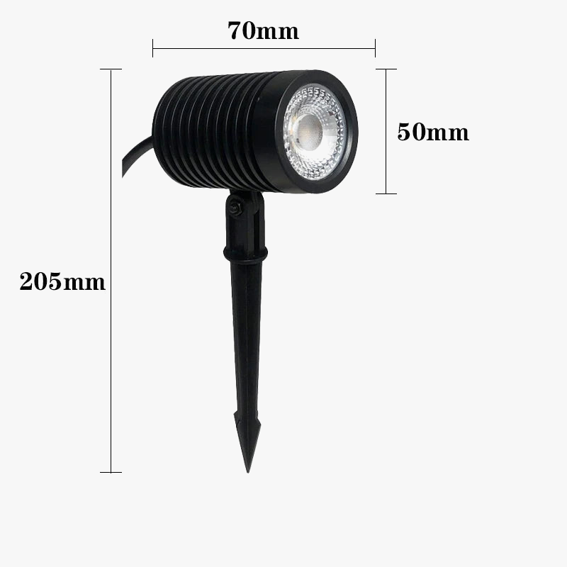 mini projecteur extérieur lampe de jardin moderne et décorative