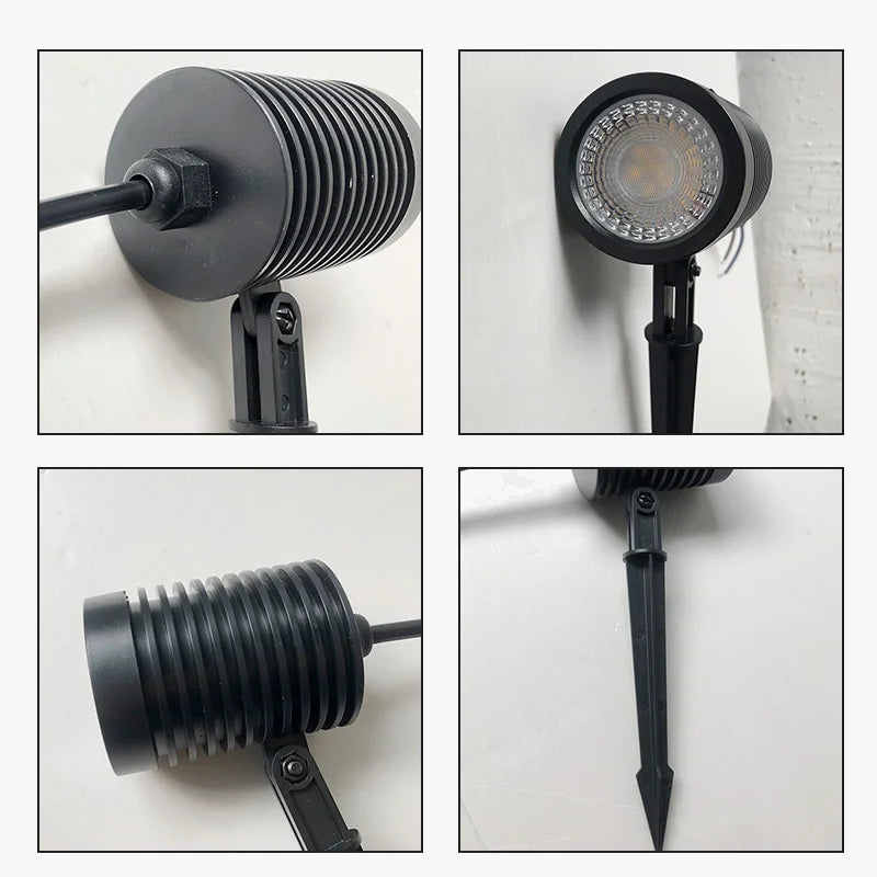 mini projecteur extérieur lampe de jardin moderne et décorative