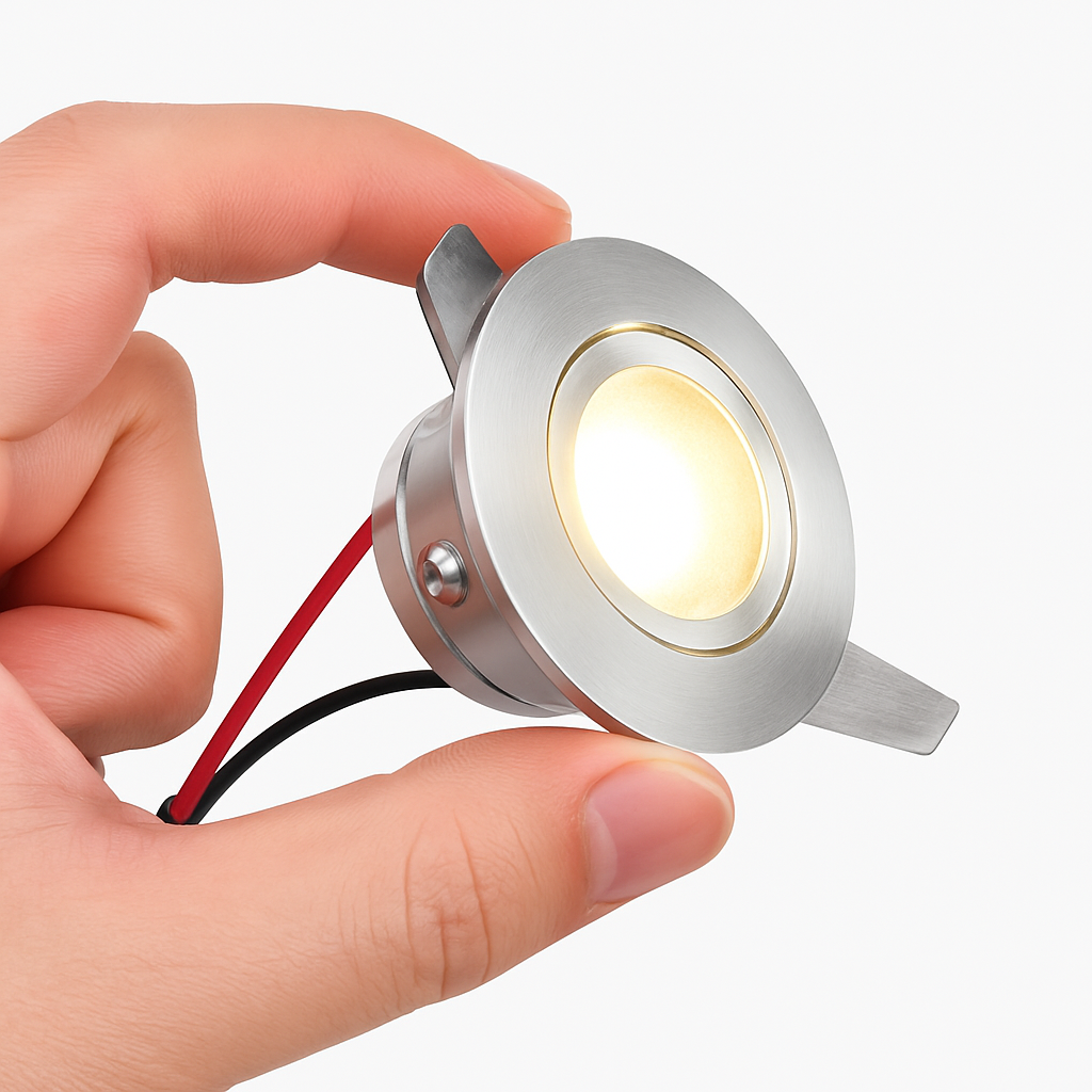 mini spot encastré led pour intérieur avec pilote inclus