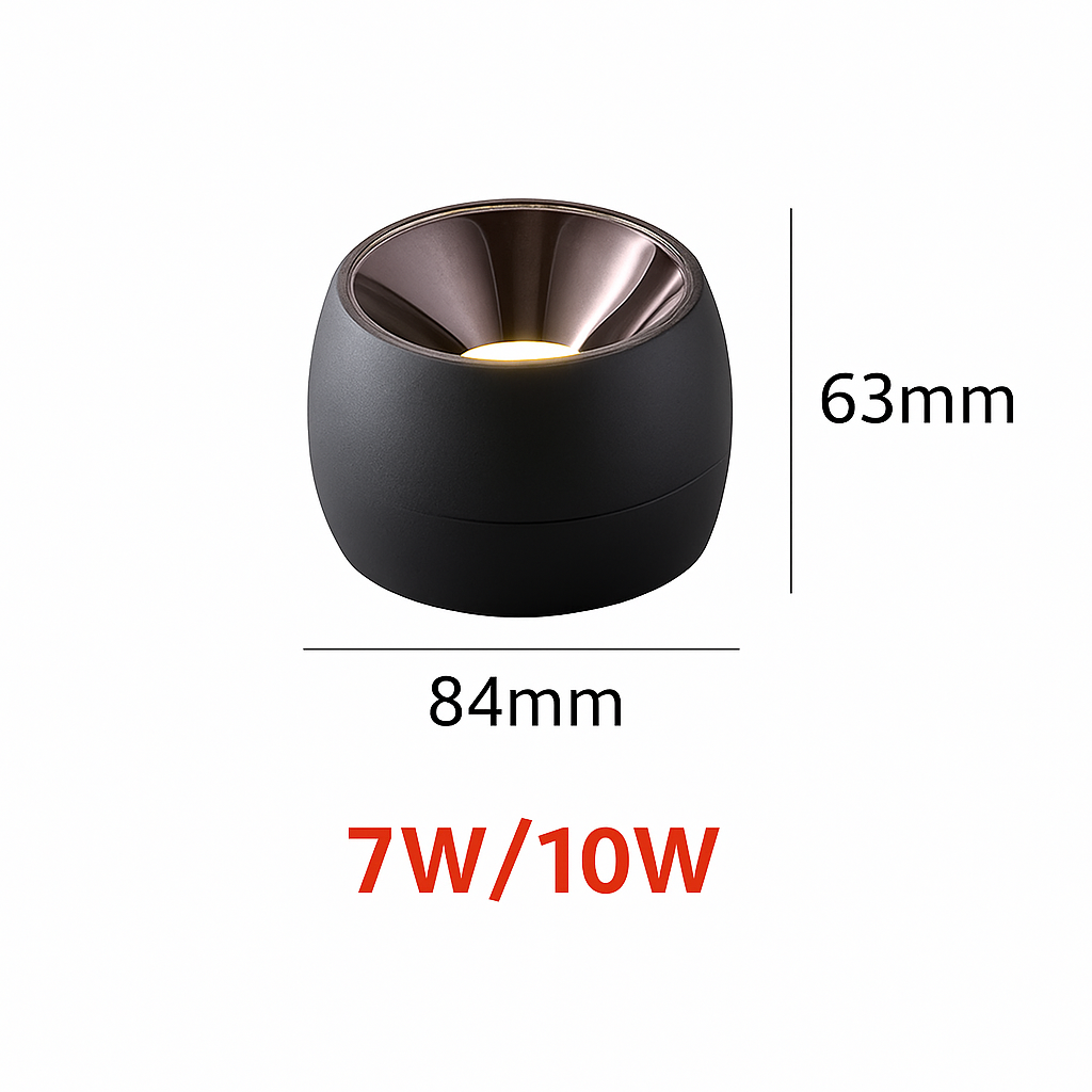 mini-spot led cob pour décoration de plafond