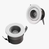 mini tube led anti-éblouissement intégré intensité réglable cob projecteur plafond maison