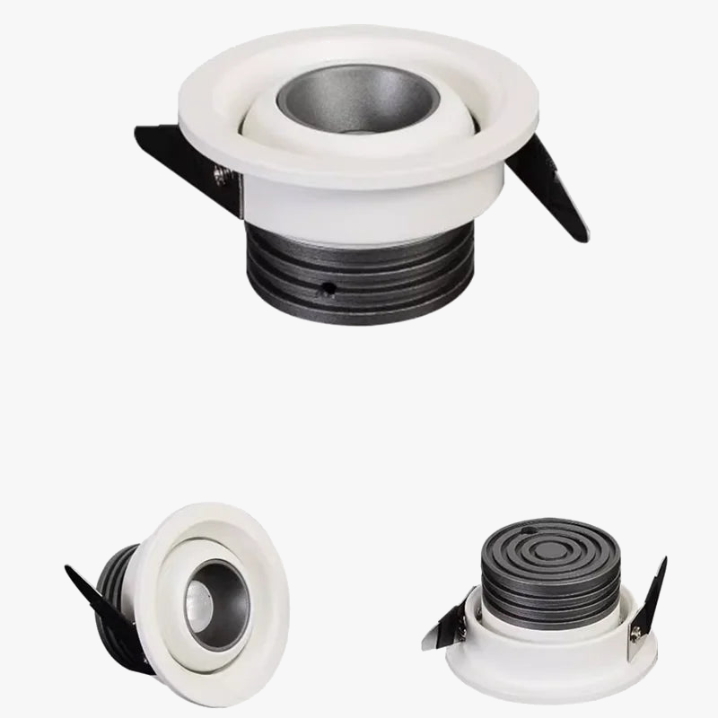 mini tube led anti-éblouissement intégré intensité réglable cob projecteur plafond maison