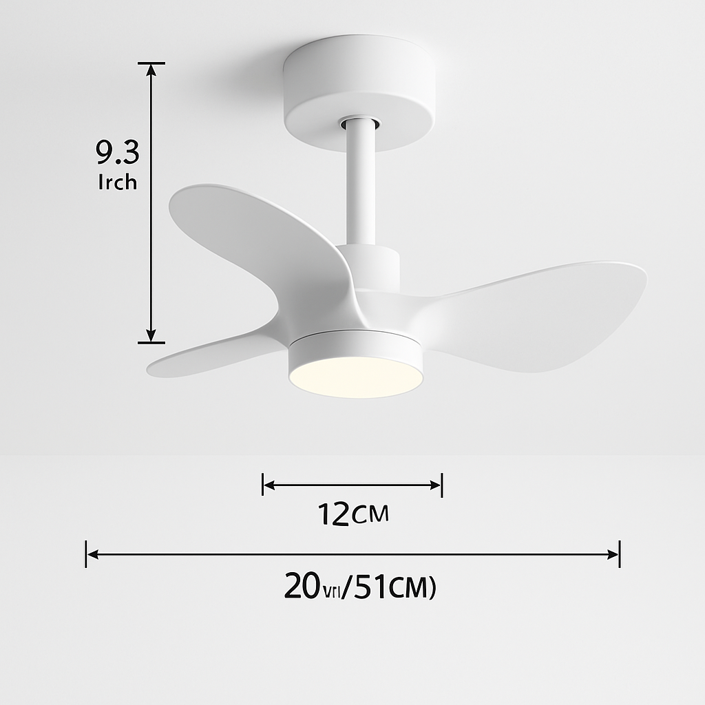 mini ventilateur de plafond moderne avec lumières pour enfants
