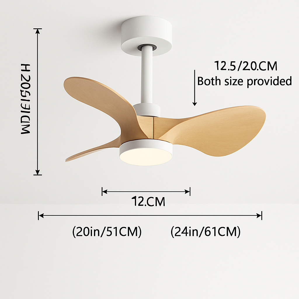 mini ventilateur de plafond moderne avec lumières pour enfants