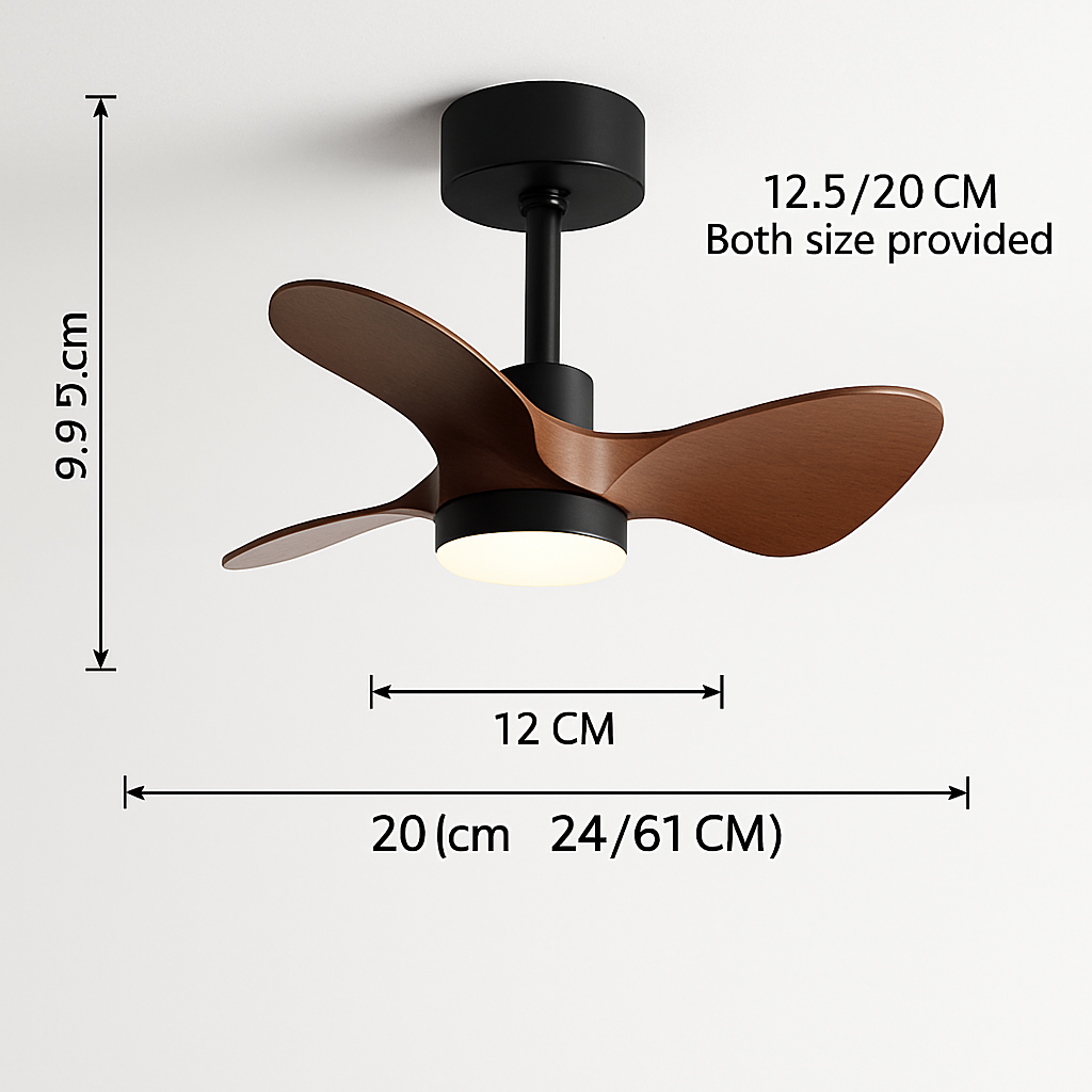 mini ventilateur de plafond moderne avec lumières pour enfants