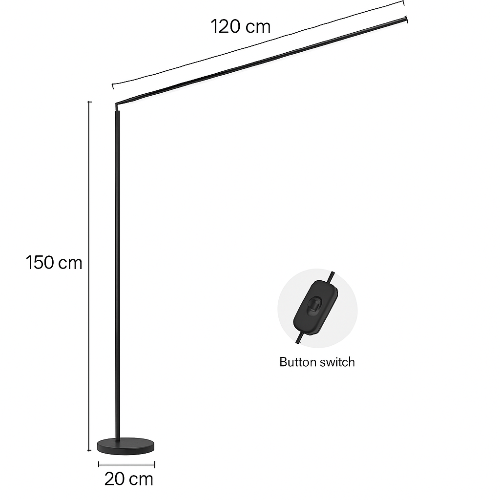 Minimalisme lampadaire LED Super lumineux lampe de lecture salon chambre chevet lampe verticale sol Piano luminaire