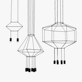 Lustre de Salon moderne cuisine Salon salle à manger hall d'entrée escalier lampe suspendue à flux métallique Loft déco nordique suspension Lustre