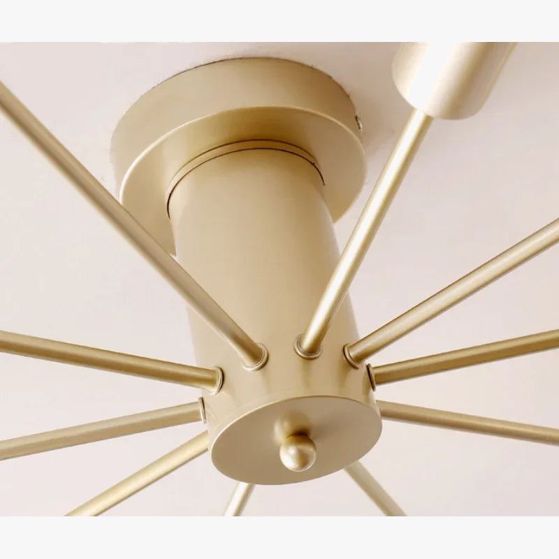 Moderne Créatif LED Plafonnier Lustre Spoutnik Lumière Semi-intégré Nordique Décor À La Maison Luminaires pour Chambre Salon